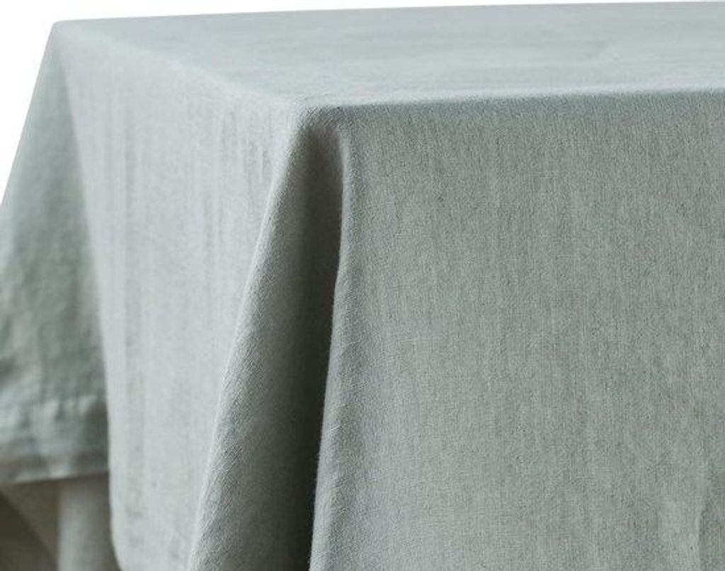 Mintgrünes Leinentuch 140x220cm Boho Dekoration