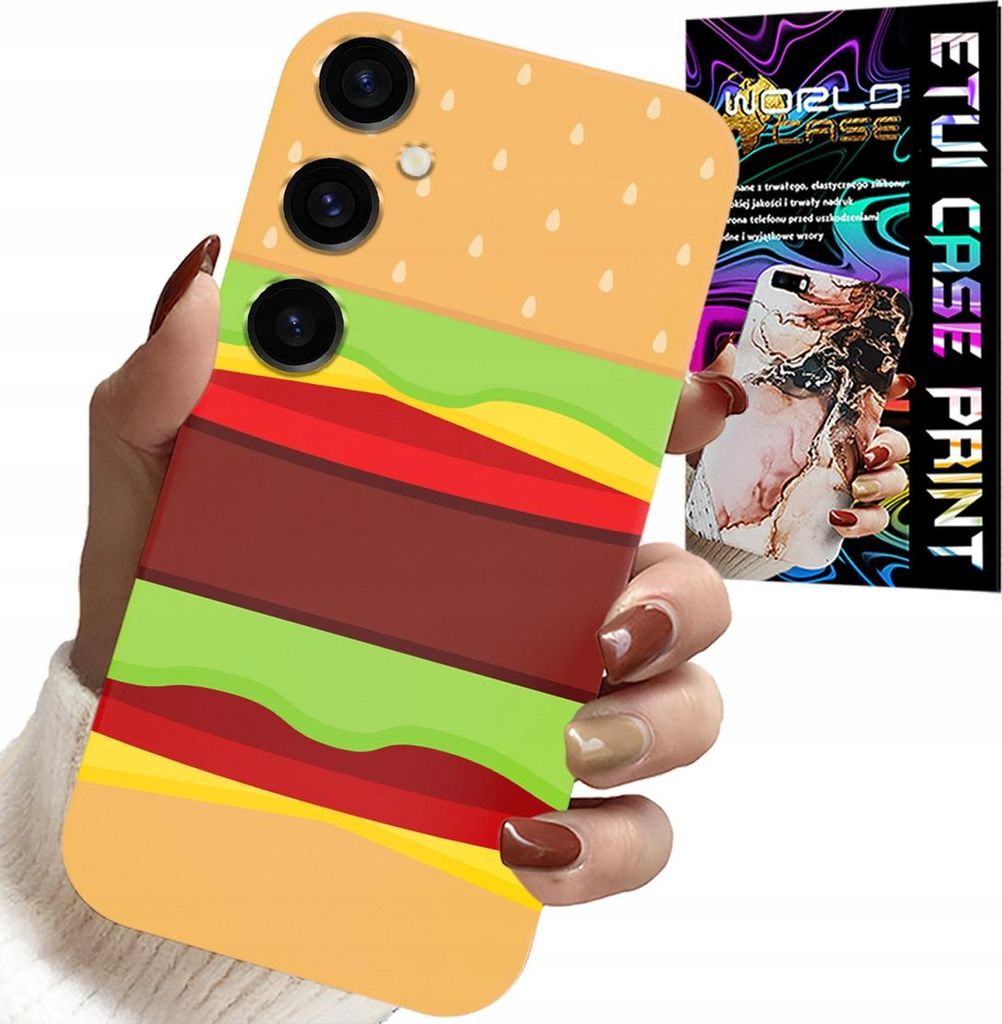 Etui Für Samsung Galaxy A55 5G - Etui Burger Cheeseburger Geschenk Etui