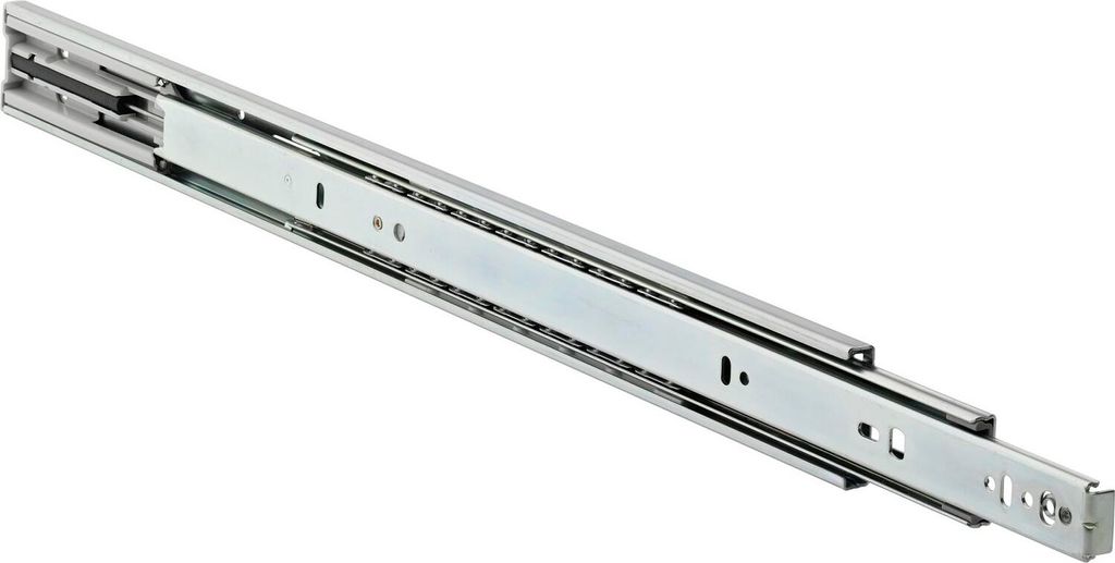 Accuride 3832EC-D Kugelkäfigführung Soft Close - Schubkastenauszug Länge 600mm Vollauszug Tragkraft 45kg, Stahl verzinkt