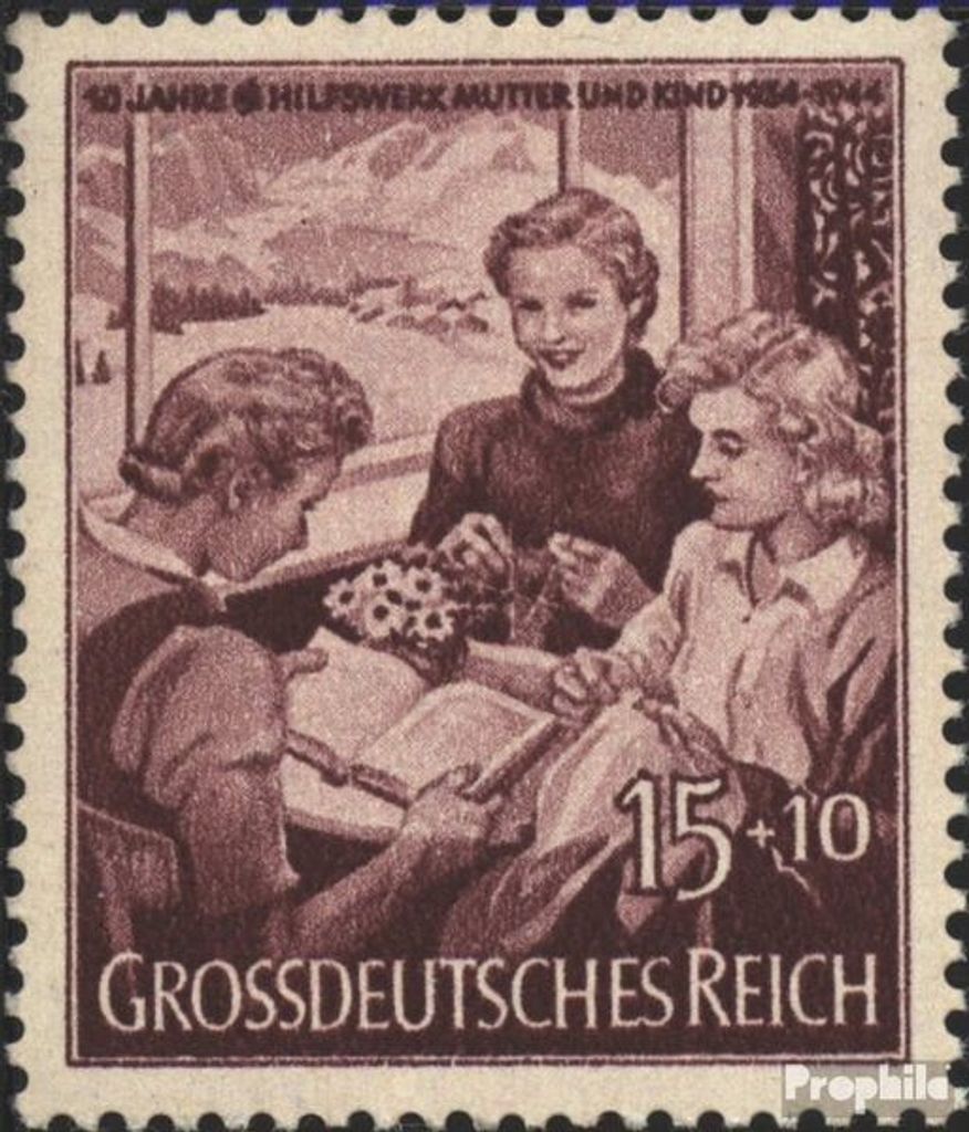 Briefmarken Deutsches Reich 1944 Mi 872 gestempelt 10 Jahre Produktbild 