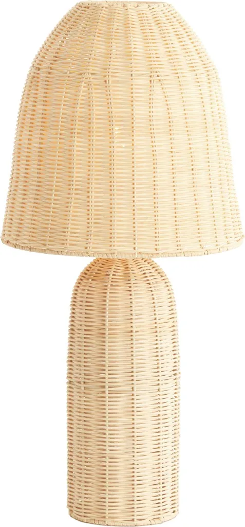 Lampe de chevet en rotin Mandor pour ambiance zen et déco naturelle E27