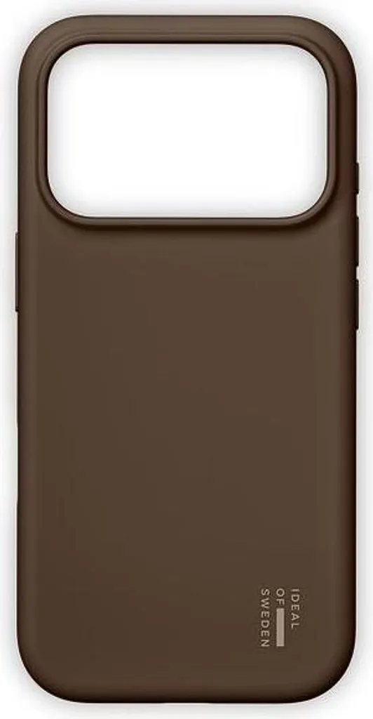 iDeal of Sweden Custodia in silicone MagSafe per iPhone 17 Pro Moka Mousse
