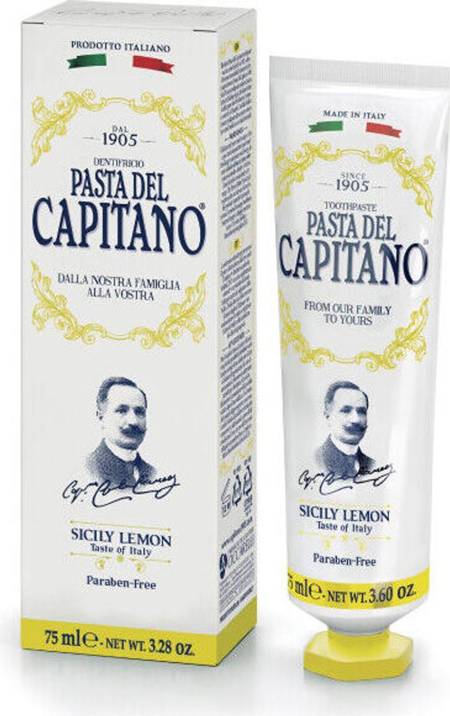 Dentifricio al limone naturale biologico Capitano 1905 75 Immagine del prodotto 