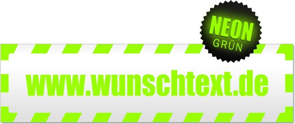 www.wunschtext.de gestreift Magnetschild Schild magnetisch