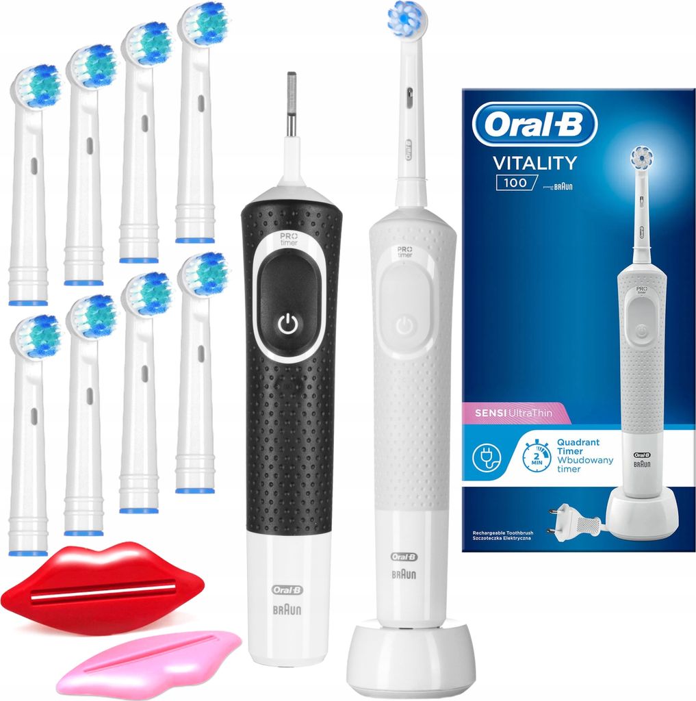 Oral-B | Elektrische Zahnbürste - Vitality 100 - Schwarz - Produktbild 