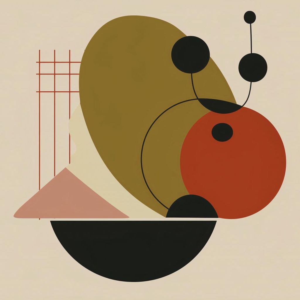 Plakat 60x60cm Geometrische Balance