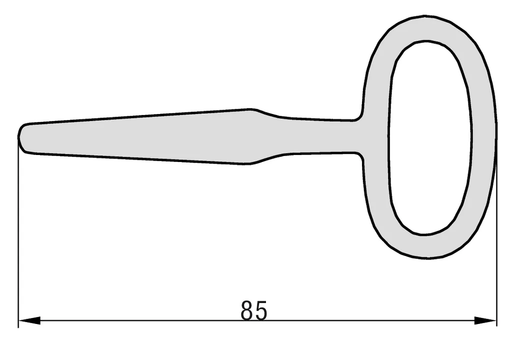Bauschlüssel Steckschlüsse Vierkantschlüssel 9 6-10 Metall Zamak Schwarz 1C04-52