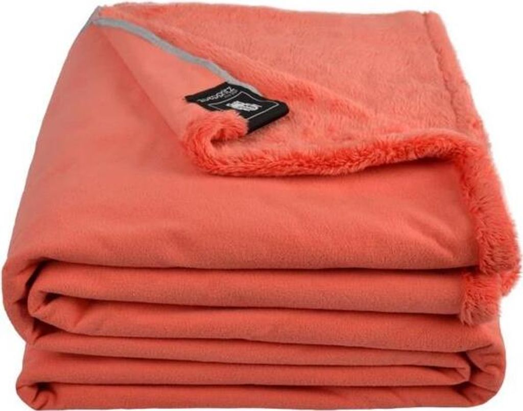 Zoeppritz Basis Reborn Bliss coral blanket 235 100% Polyester 140x190 203220 /Abverkauf nur solange Vorrat reicht
