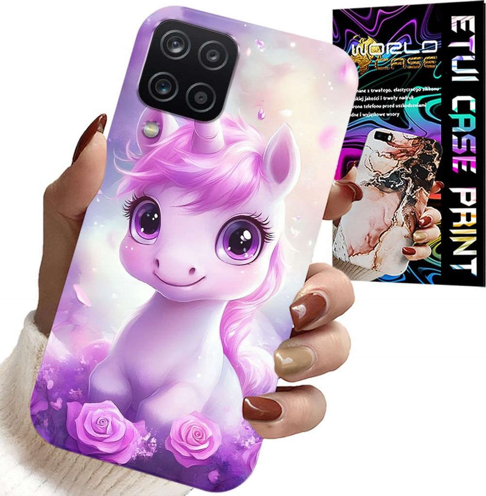 Hülle Für Samsung A12 / M12 - Süsses Einhorn, Designs Für Kinder Hülle