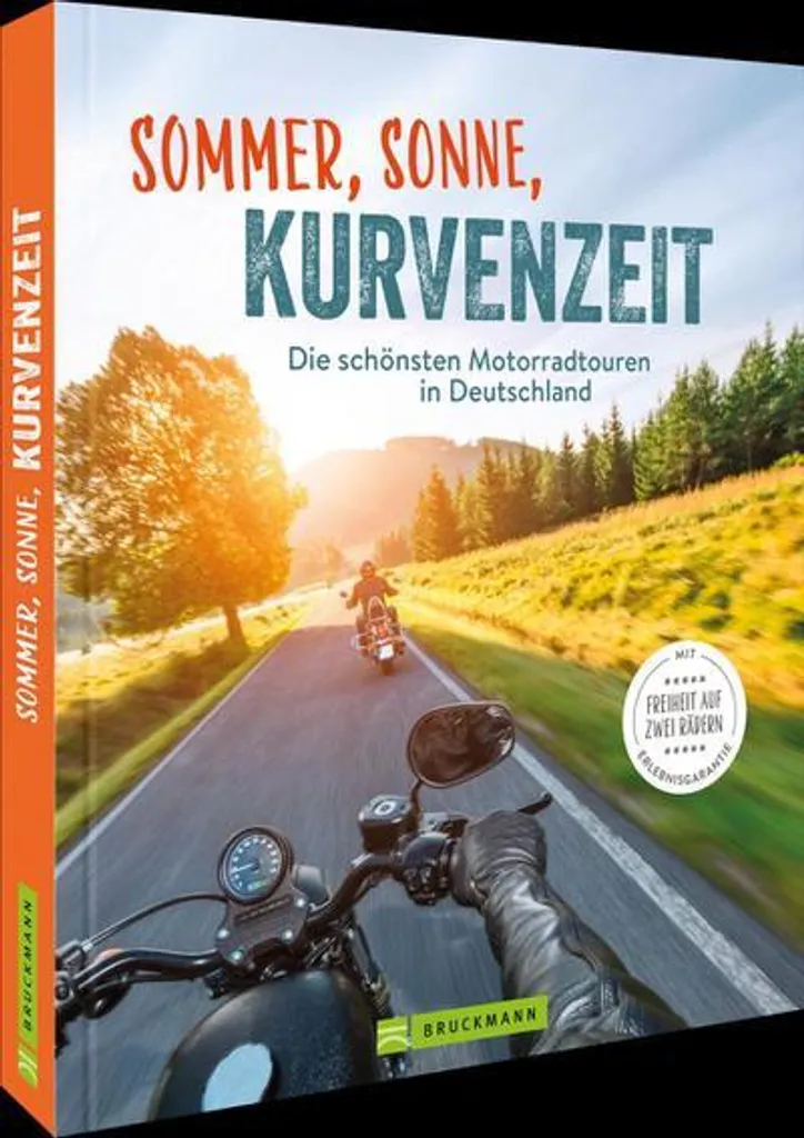T-shirt de Route Sommer Sonne Kurvenzeit : Confort Été pour Moto
