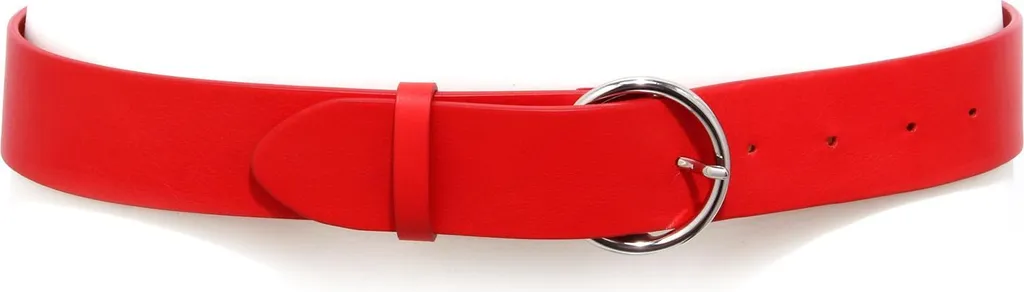 Ceinture en cuir rouge effet vintage Marella pour femmes tendance chic
