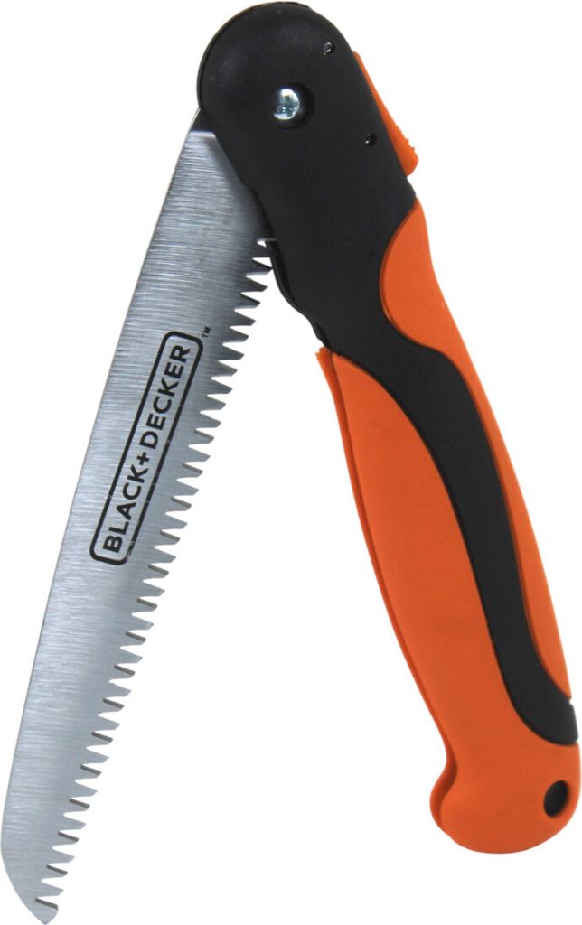 Black + Decker 33641-VB Garten-Klappsäge Handsäge Klappbare Astsäge Säge
