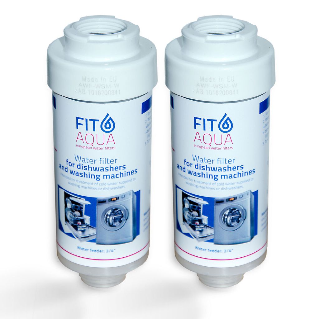 2 x FitAqua Wasserfilter WSM für Waschmaschine, Produktbild 