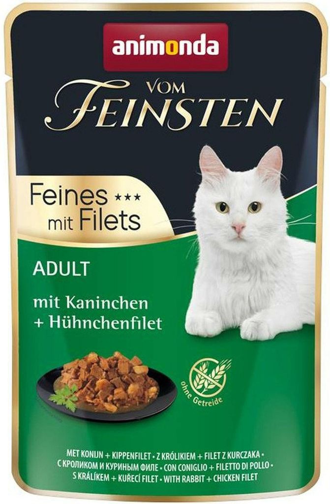 Animonda vom Feinsten Cat Adult Kaninchen & Hühnchenfilet Produktbild 
