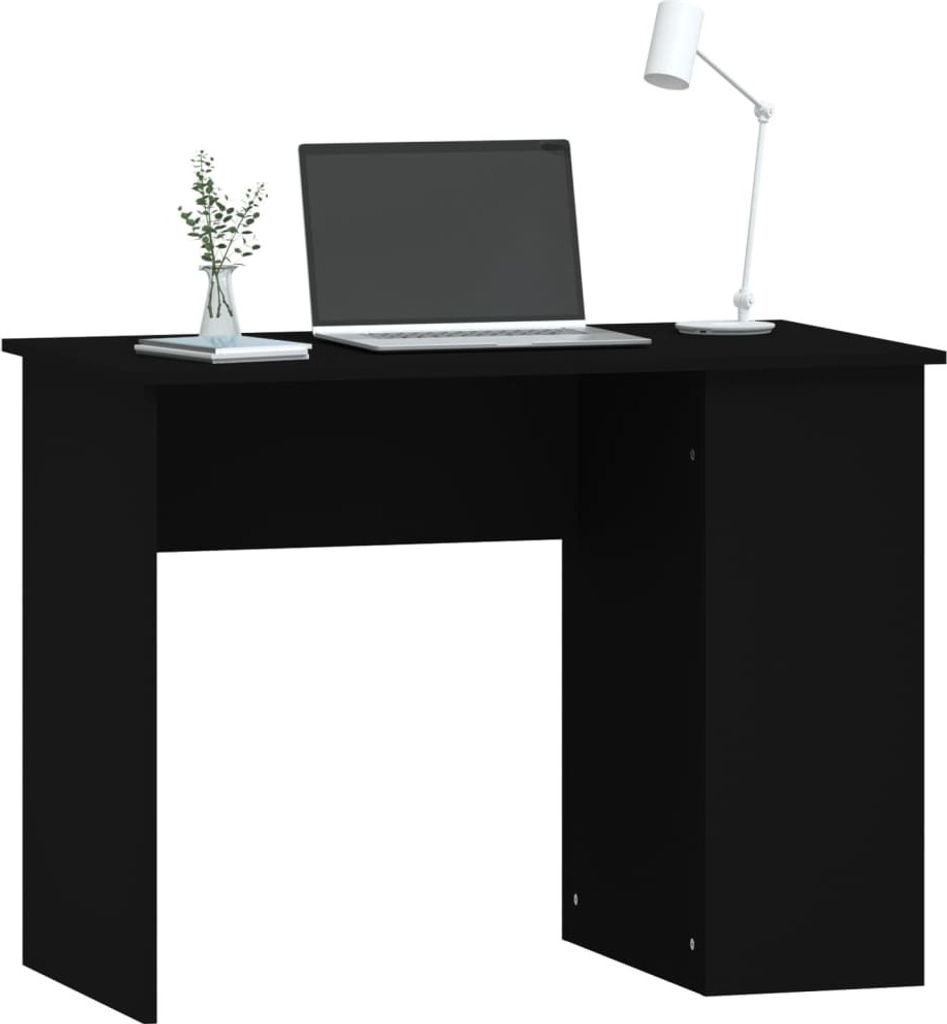 "Winterschlussverkauf "Schreibtisch/Büro-Möbel - CLORIS - Computertisch moderner - Schwarz 100x55x75 cm Holzwerkstoff - DEMöbel2507751