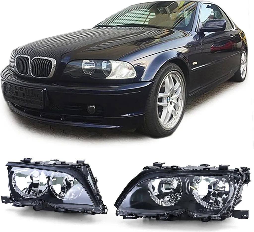 Phares H7 BMW E46 berline avec servomoteurs gauche droite