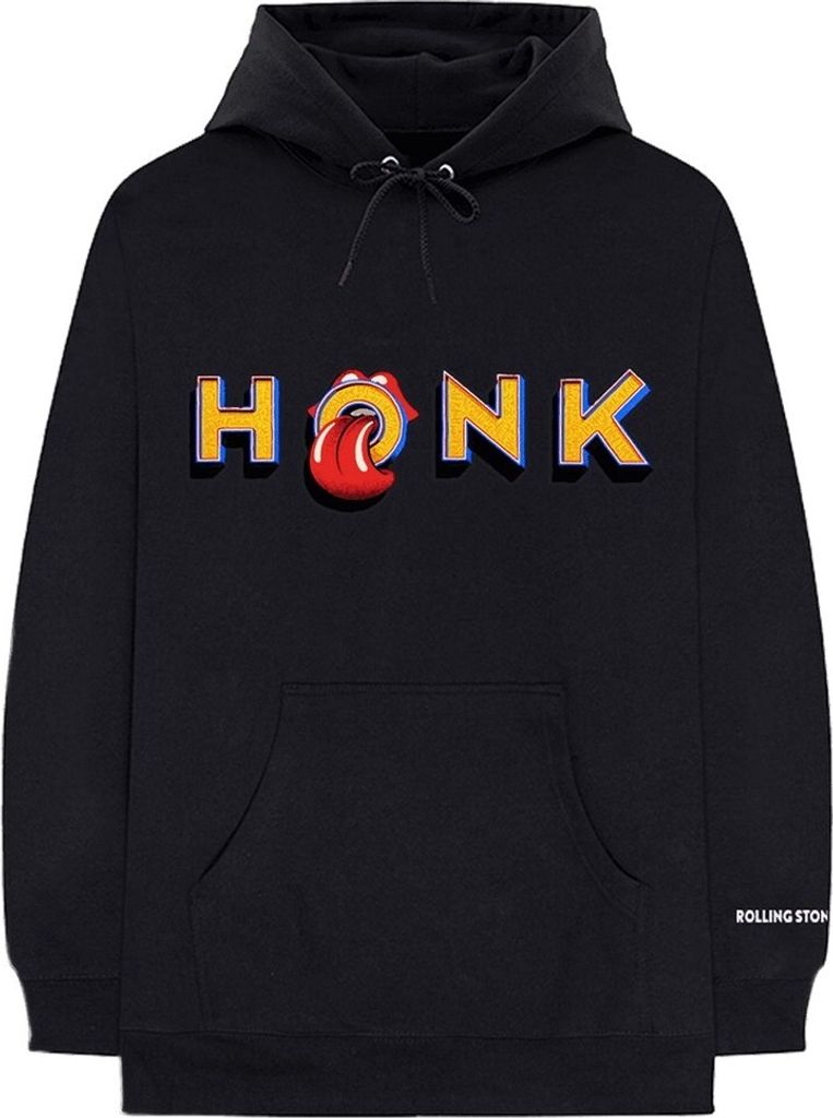 The Rolling Stones - "Honk Letters" Hoodie zum Überziehen für Herren/Damen Uni RO1871 (S) (Schwarz)