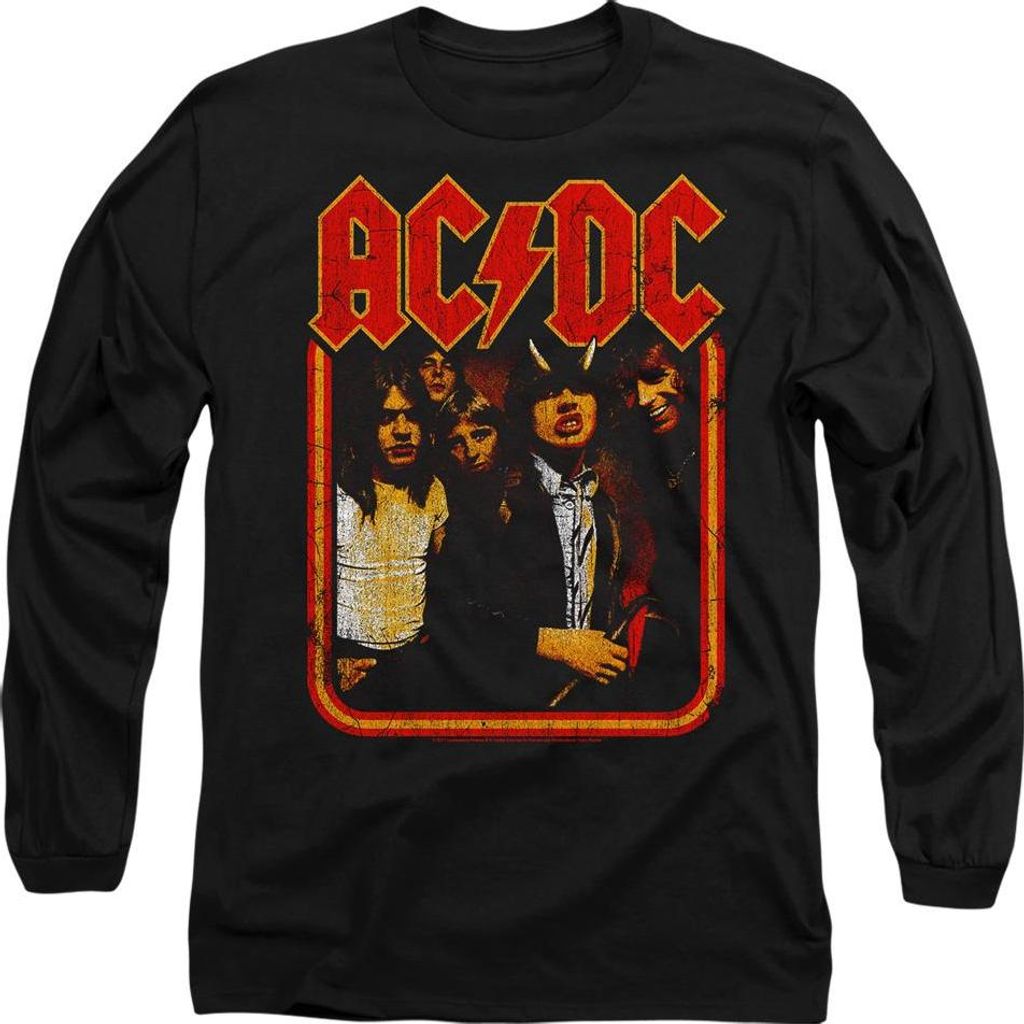 AC/DC - T-Shirt für Herren/Damen Uni TV9301 (XL) (Schwarz)
