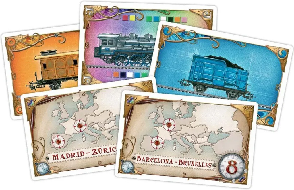 Jeu de société Les Aventuriers du Rail Europe Asmodee Version Espagnole - 6