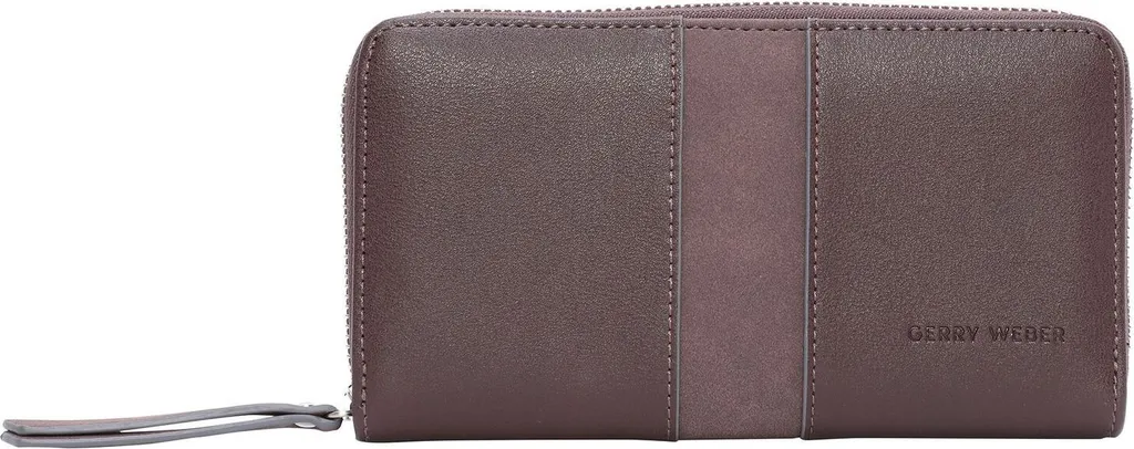 Grand Portefeuille Femme Gerry Weber LH13Z Marron Foncé Chic et Pratique