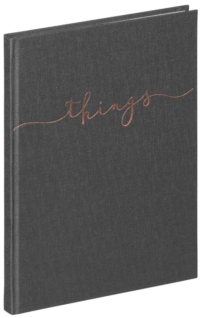 PAGNA Notizbuch "things" DIN A5 blanko aqua