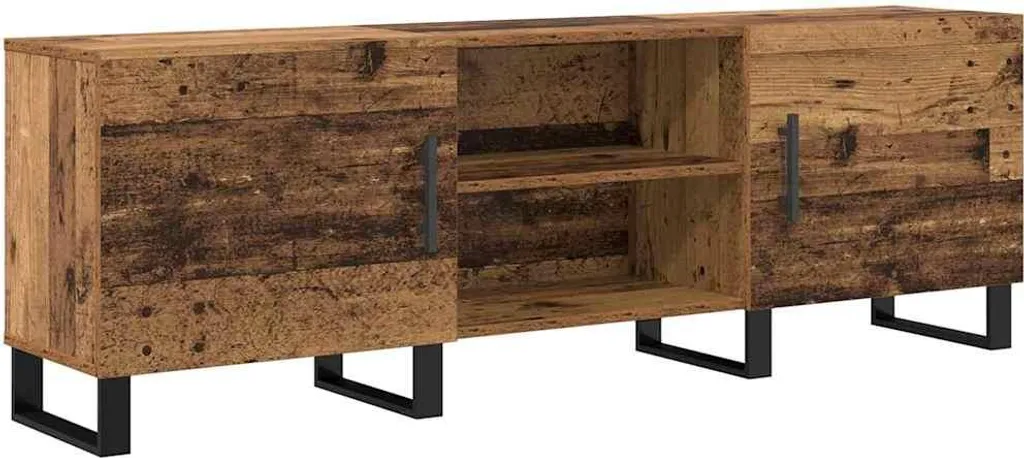Mobile TV Legno Recupero 150x30x50 cm - Porta TV Vintage Industriale