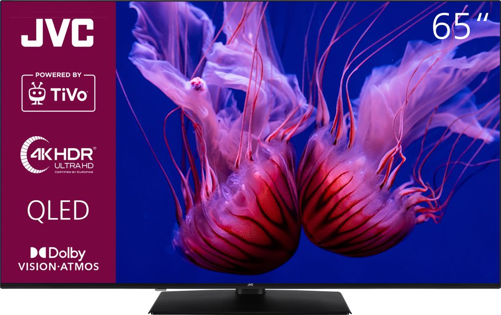 JVC 65 Zoll QLED Fernseher Smart TV (4K UHD, HDR Dolby Produktbild 1