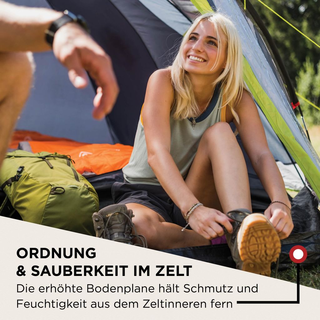 Coleman Darwin 4 Plus 4 Personen Active-Zelt Produktbild 7