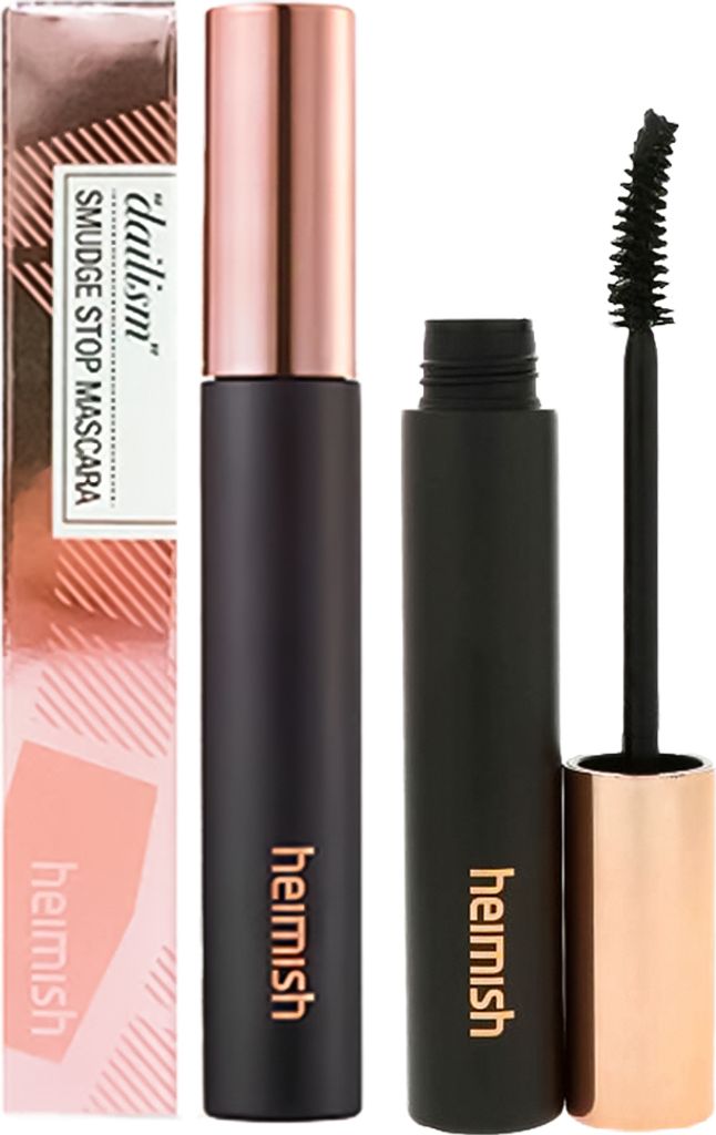 Heimish, Dailism, Smudge Stop Mascara, Mascara mit Smudge-Stopp, Curling, Schwarz, 9 g