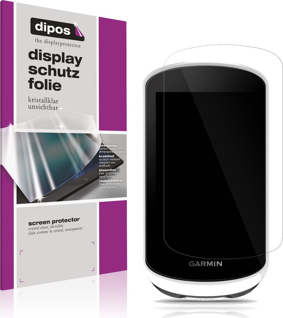 2x Schutzfolie für Garmin Edge Explote 2 klar Displayschutzfolie Folie Display Schutz dipos