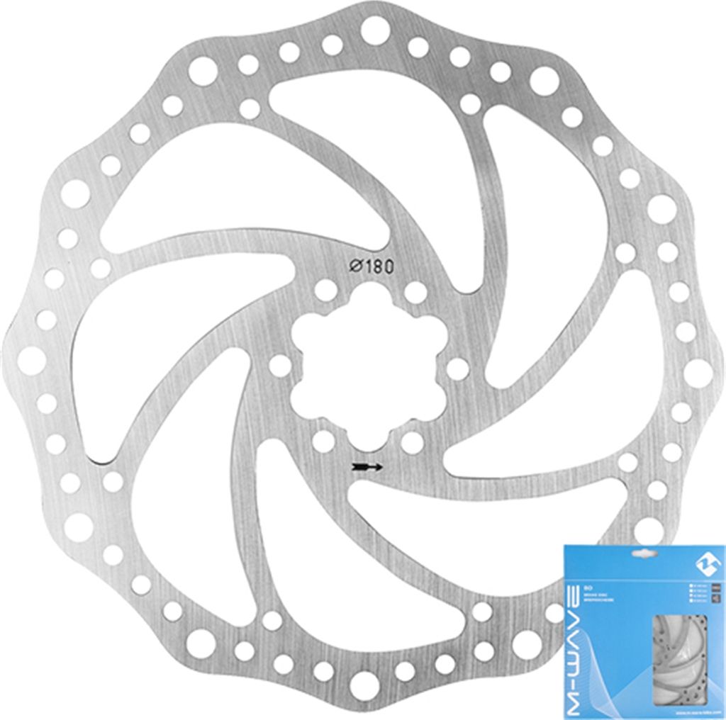 M-Wave Bremsscheibe Edelstahl Fahrradbremse Scheibenbremse Produktbild 