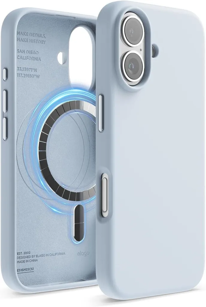 Custodia Silicone elago iPhone 16 MagSafe - Massima Protezione Bimbi