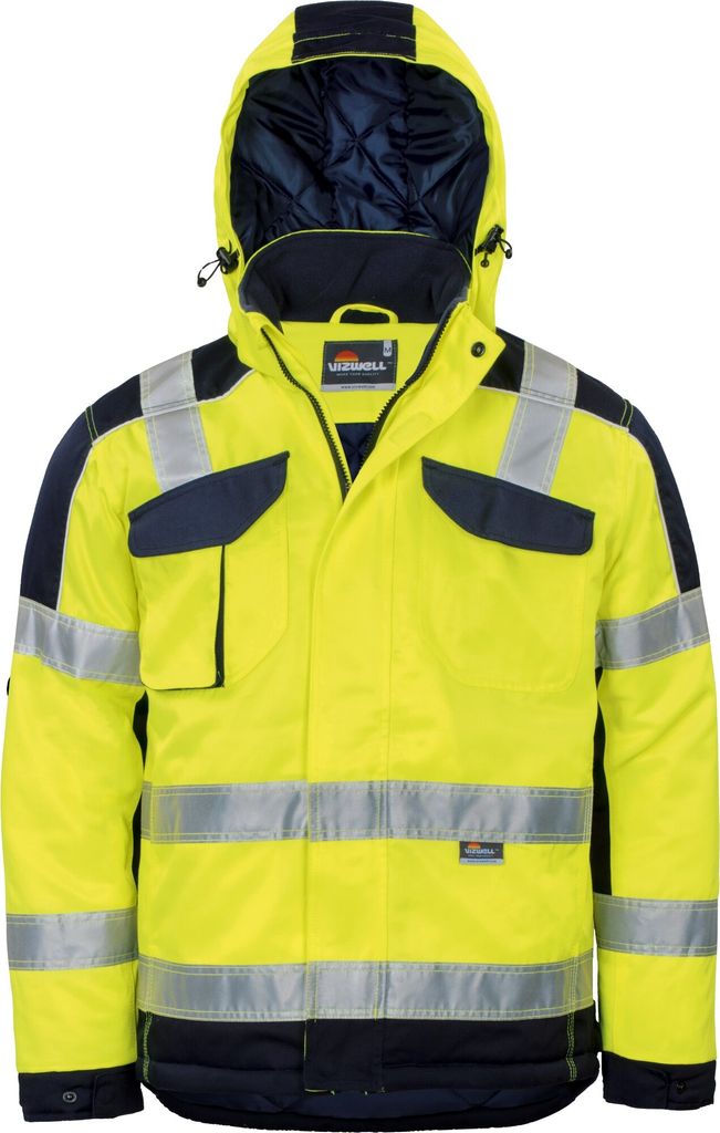 VIZWELL Warnschutzjacke VWT 153 Gr. 3XL gelb/marine