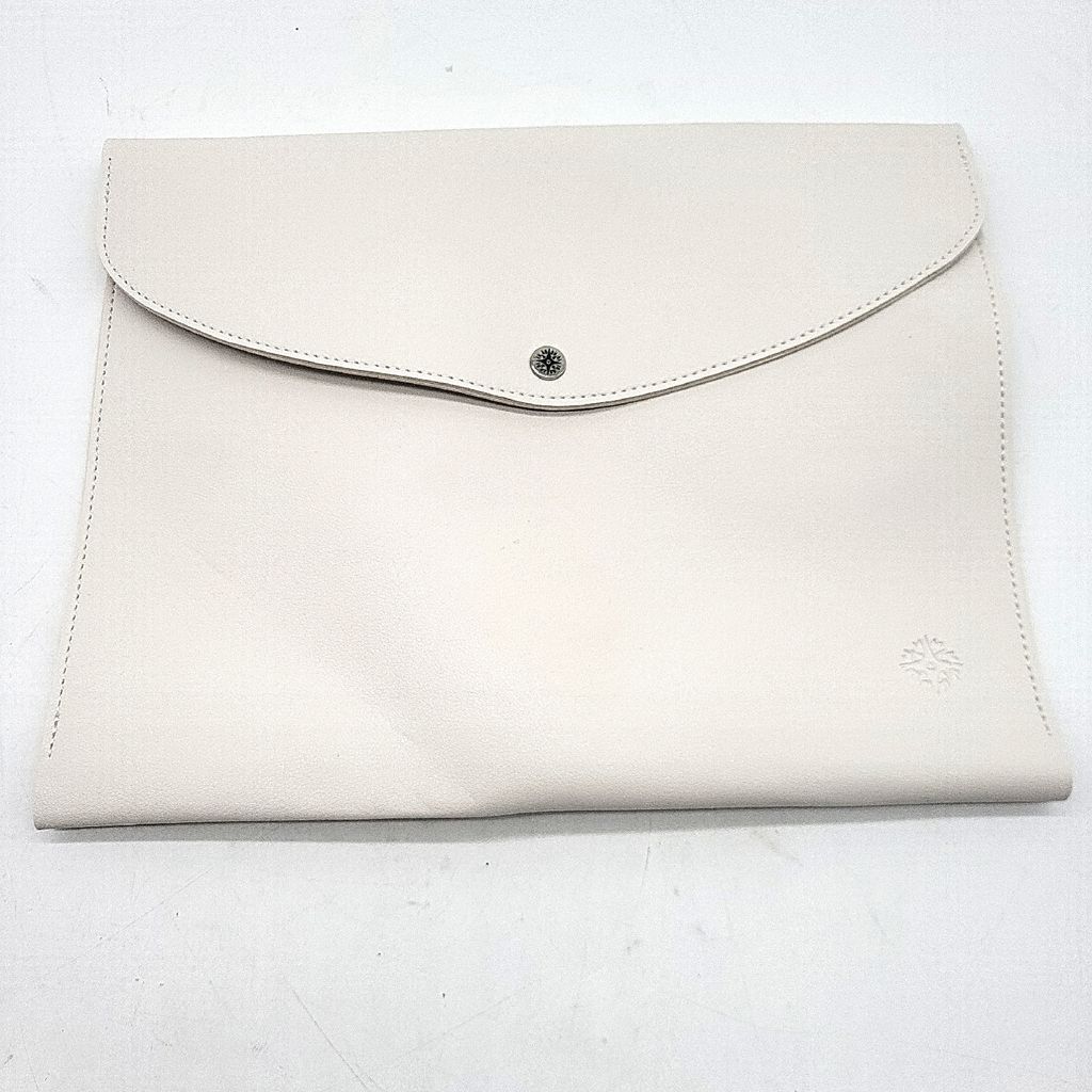 Weiß Lebenskompass Buchhülle A4 elegantes Design Buchtasche Book Sleeve Bag opper