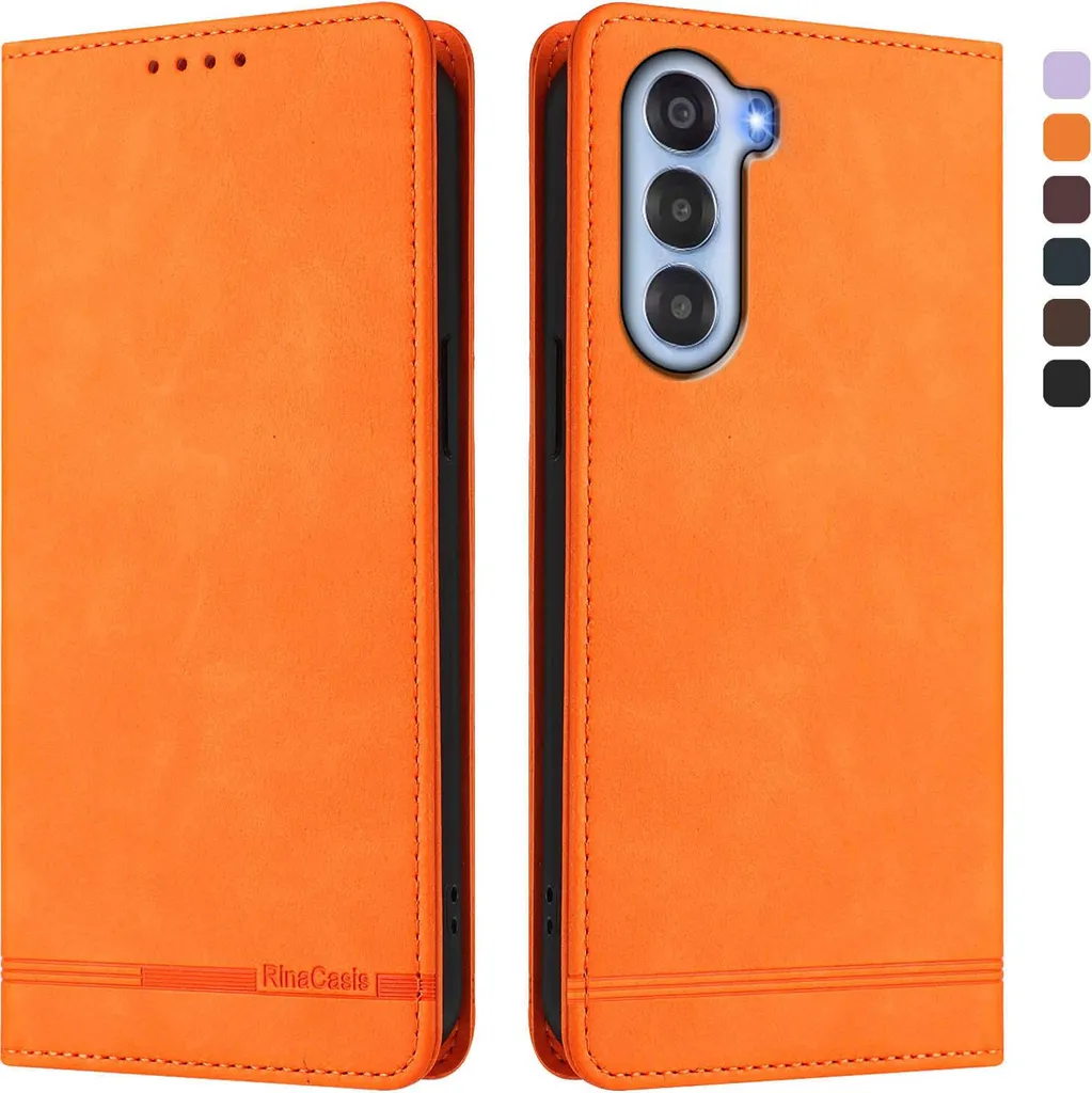 Custodia ZTE Nubia S Arancione - La Cover Flip che Non Ti Tradisce