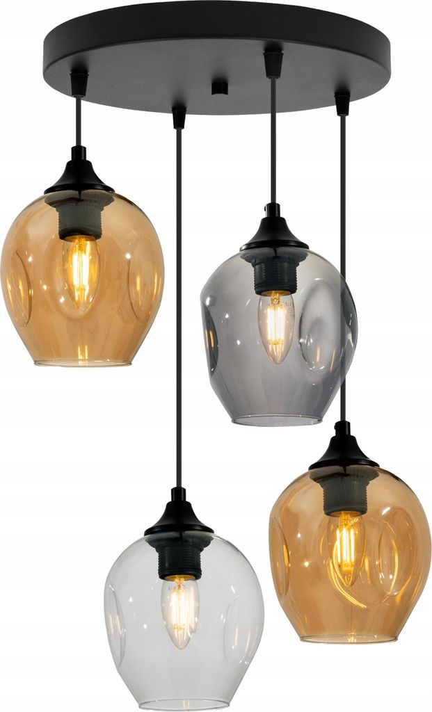 Deckenlampe Hängelampe Plafond Kronleuchter Loft elegant für Wohnzimmer und Zimmer