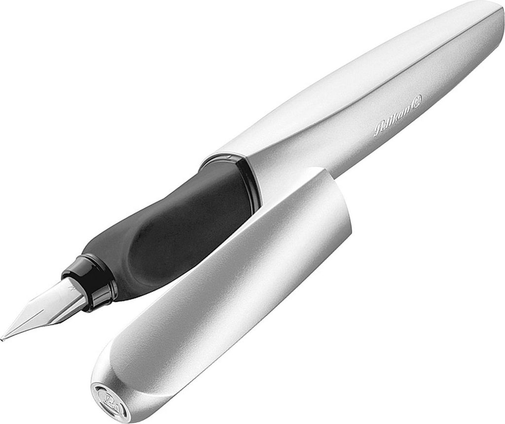 Pelikan Füllhalter Twist     P457 M  Silber       +1GTP Immagine del prodotto 