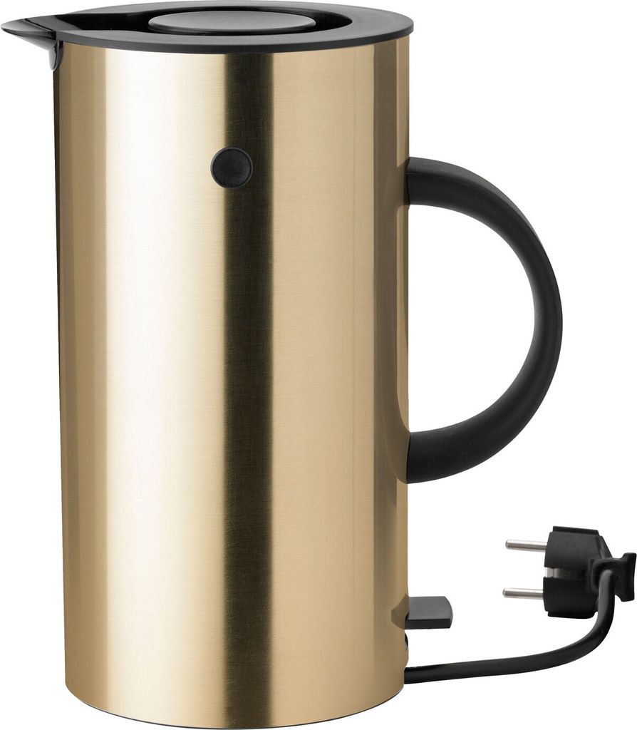 Stelton - EM77 waterkoker, 1,5 liter, geborsteld messing Productafbeelding 