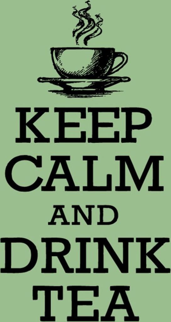 vianmo Holzschild 18x12 cm Keep Calm and drink tea Produktbild 