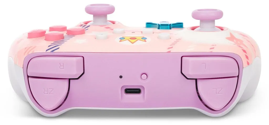 Contrôleur Bluetooth Nintendo Switch PowerA Style Princess Peach Plaid