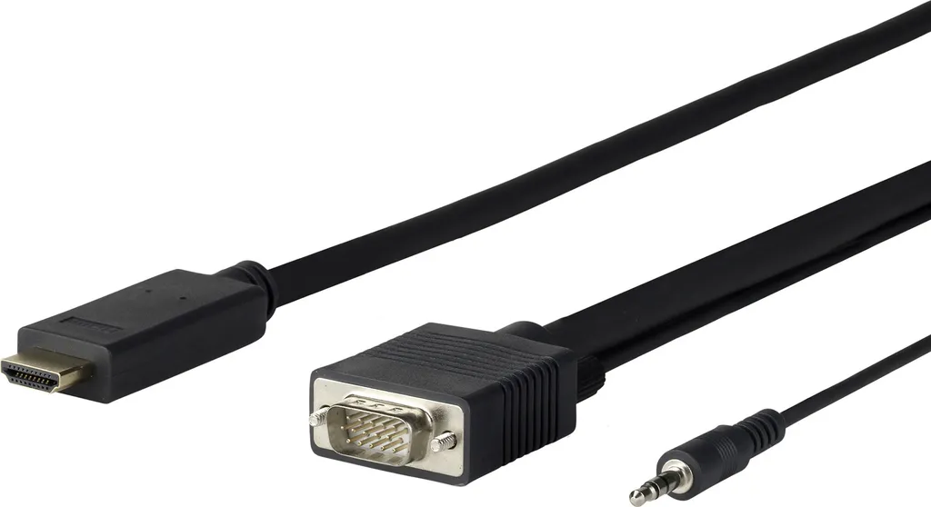 Connectez un PC HDMI sur Moniteur VGA avec le Câble Vivolink 1m Noir