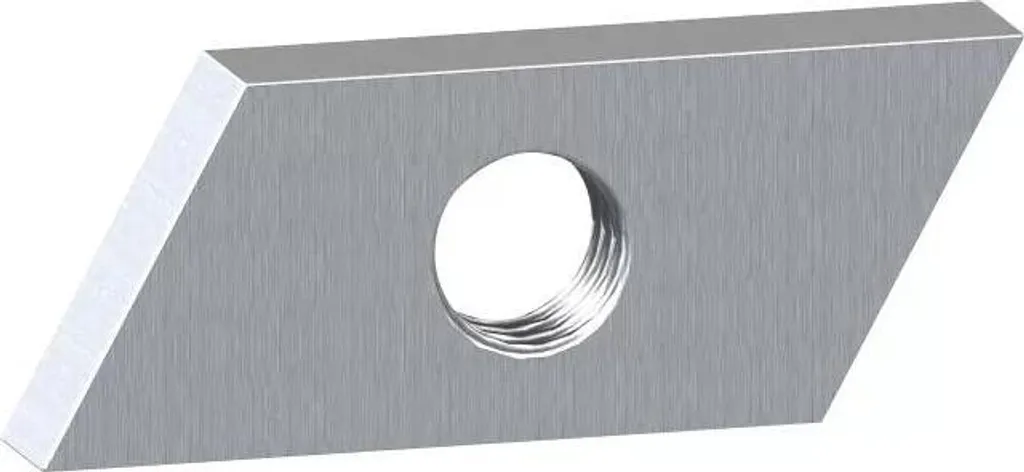 Écrou Coulissant M6 Acier NSYNM6 - Haute Résistance - 100 Unités