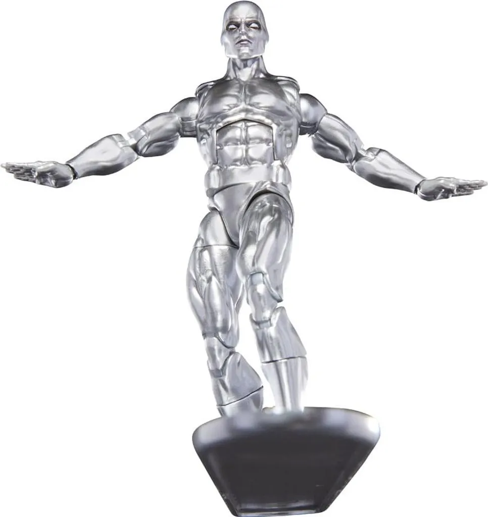 Figurine Silver Surfer Marvel robuste qui tient debout sur son surf - 4