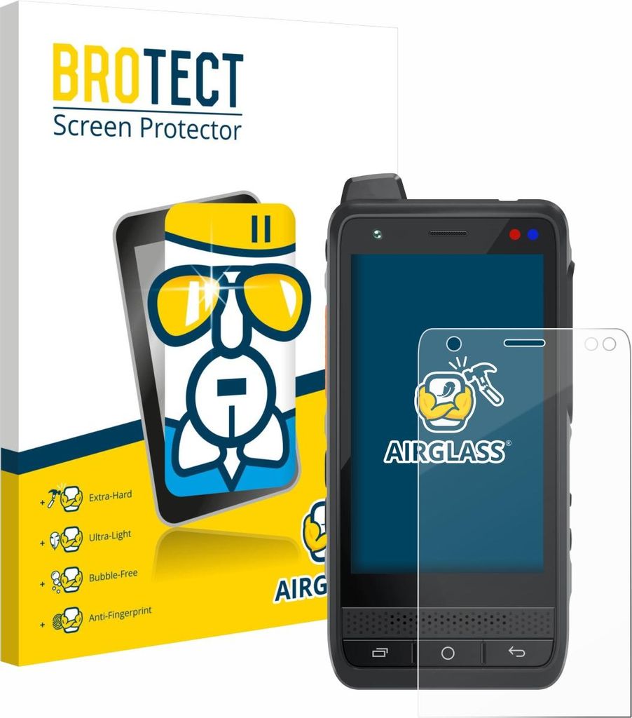 BROTECT Schutzglas für Uniwa F400 Schutzfolie Panzer Folie Glas Display Schutz klar