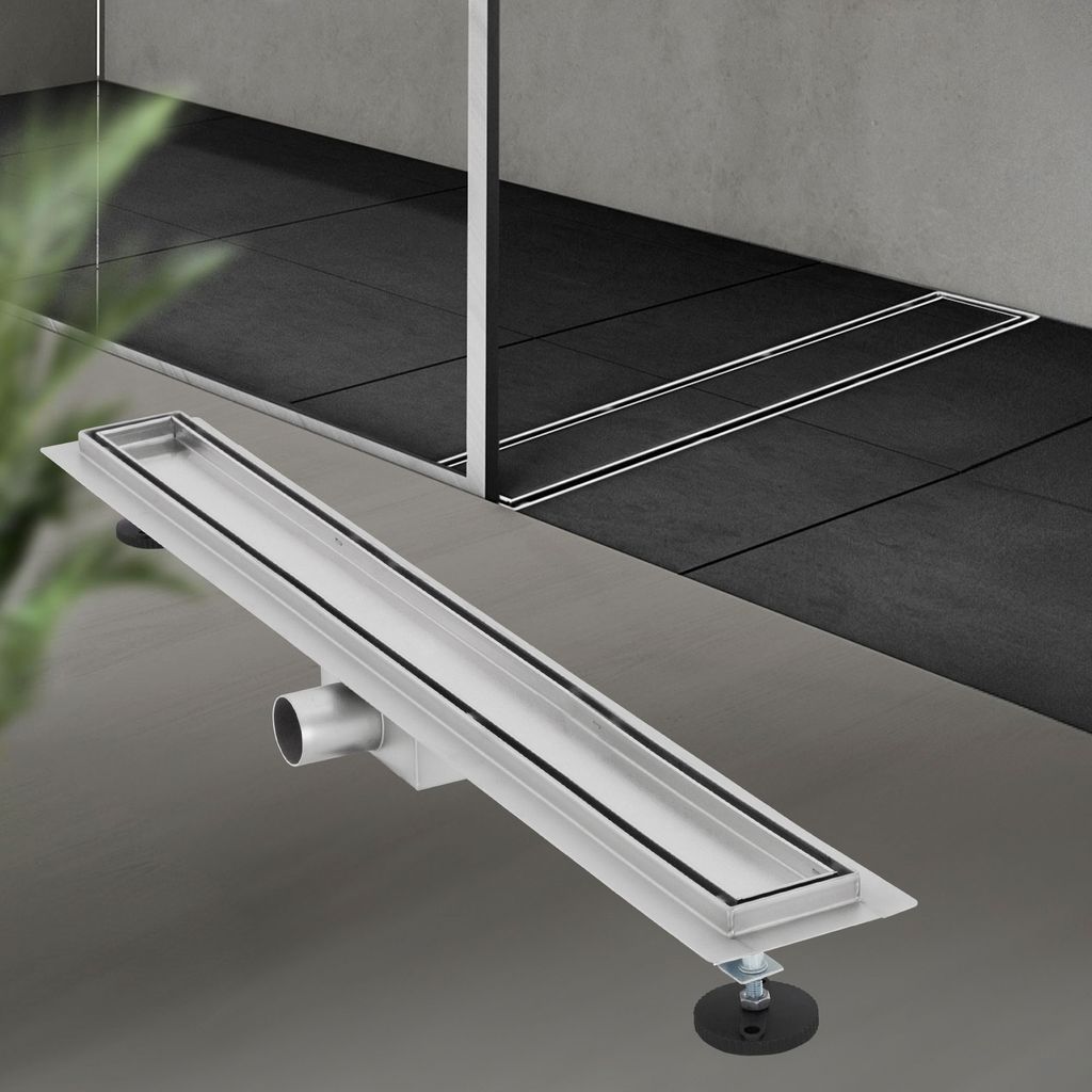 LuxeBath odpływ liniowy 2w1 stal nierdzewna, 80 cm, Zdjęcie produktu 