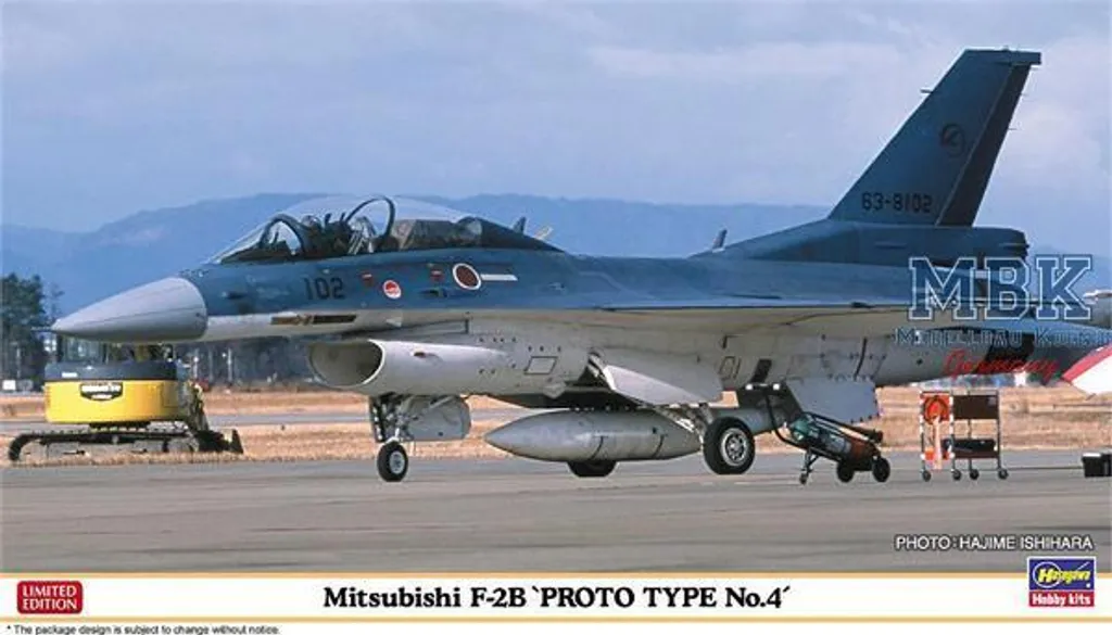 Mitsubishi F-2B Prototype n° 4 Maquette Détaillée Hasegawa HAS02448 1/72