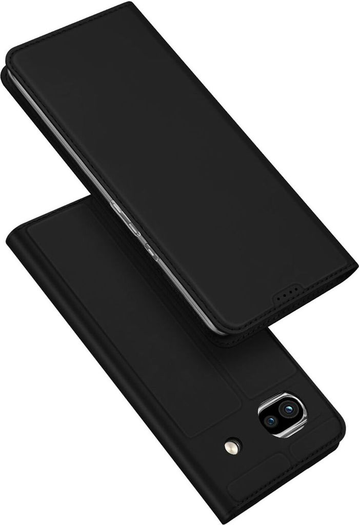 Dux Ducis Skin Pro Case Für Google Pixel 7A Flip Cover Card Wallet Stand Schwarz