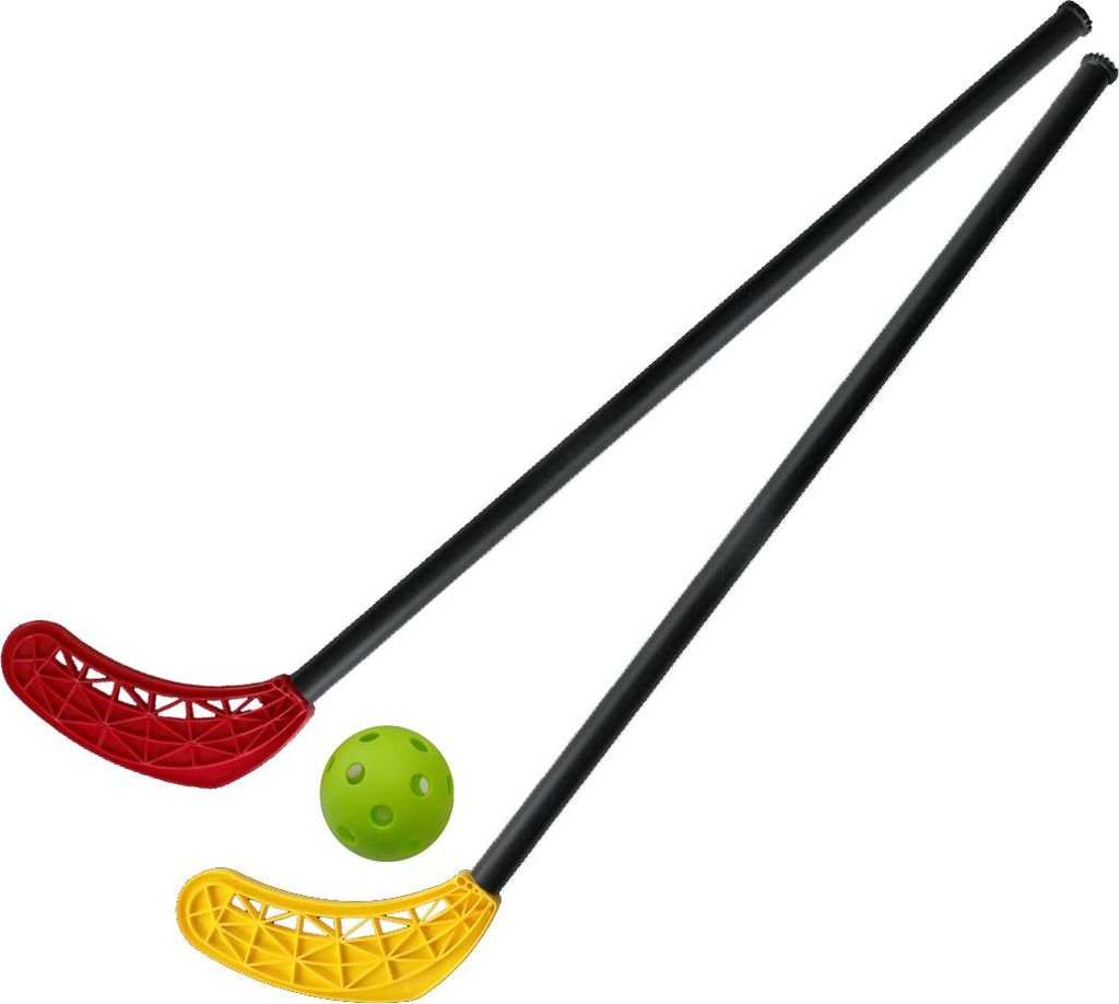 Set floorball 2x bastone in plastica 95cm + pallina Immagine del prodotto 