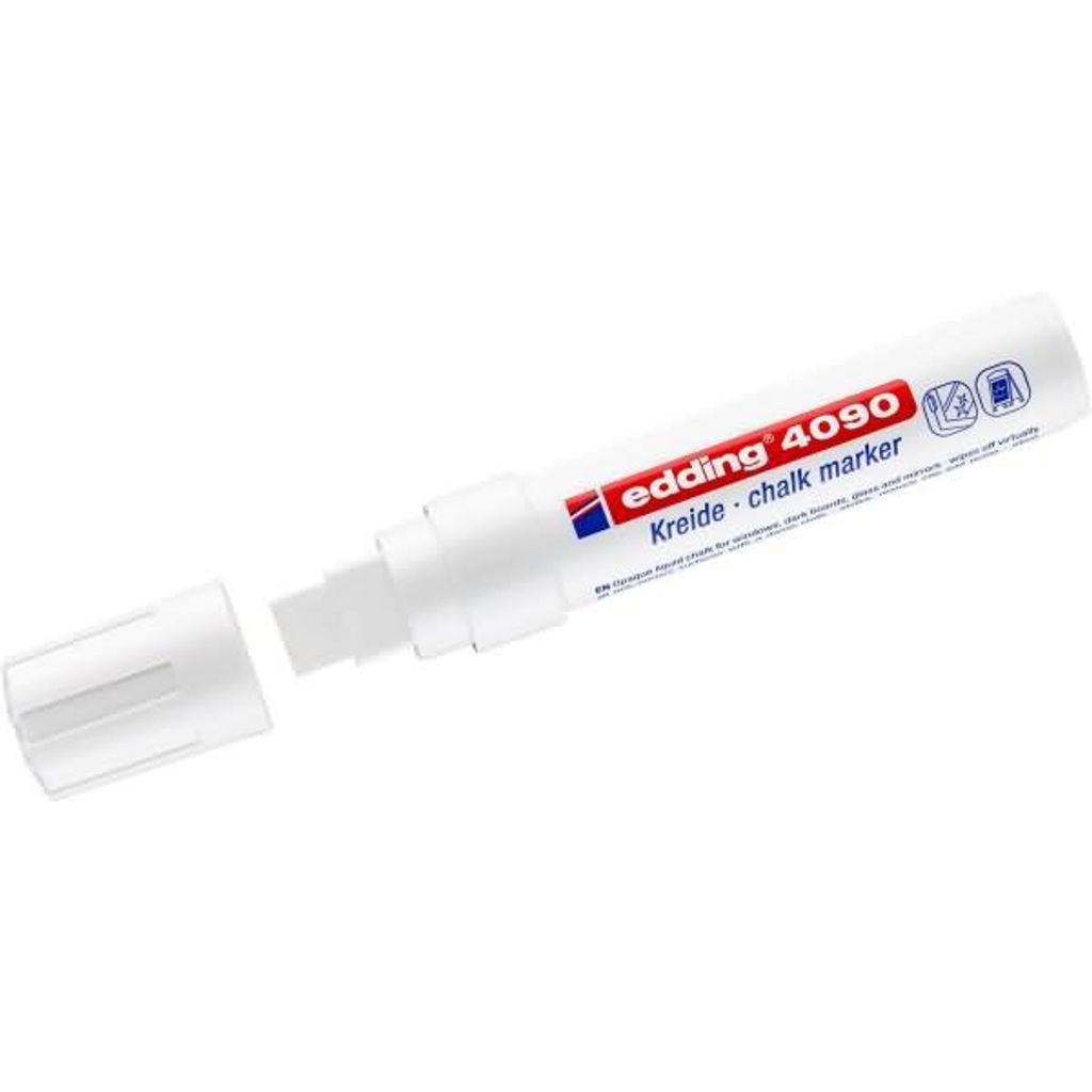 Edding 4090, Biały, Dłuto, 5 szt. Zdjęcie produktu 