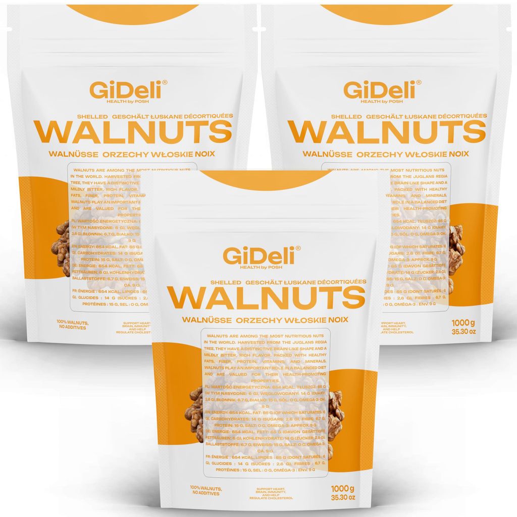 Noix de Grenoble 3 kg, non salées, naturelles, sans coque, Image du produit 